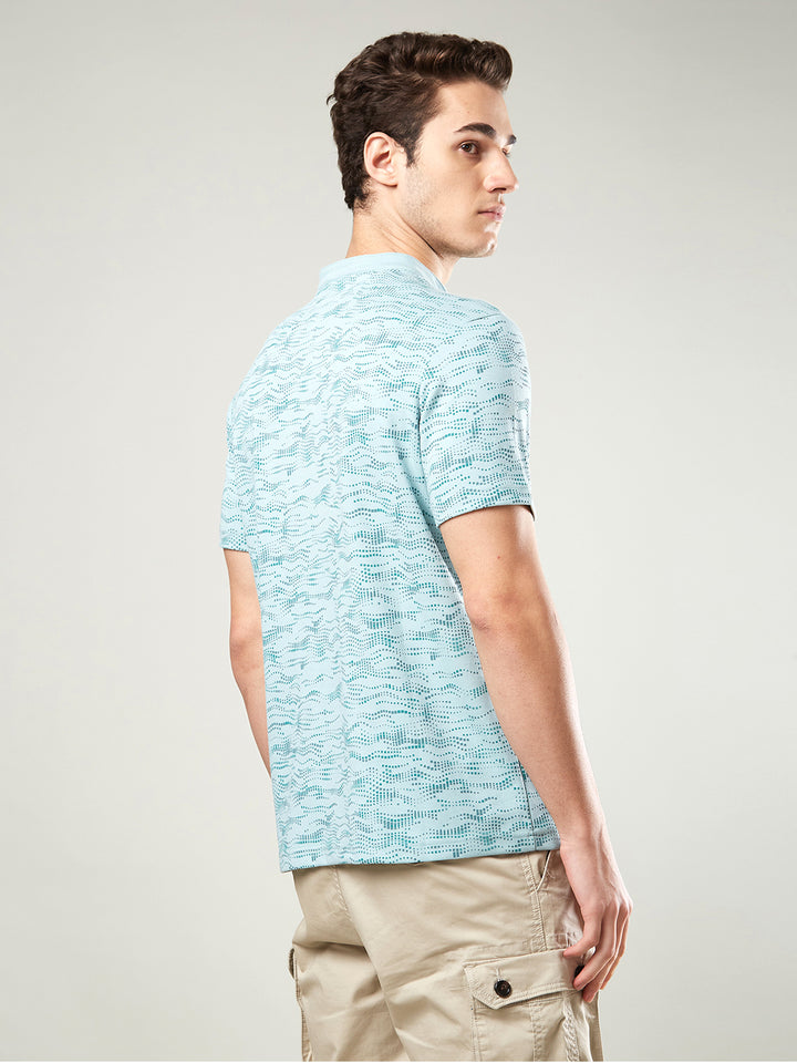 Men’s Mandarin Collar T-Shirt