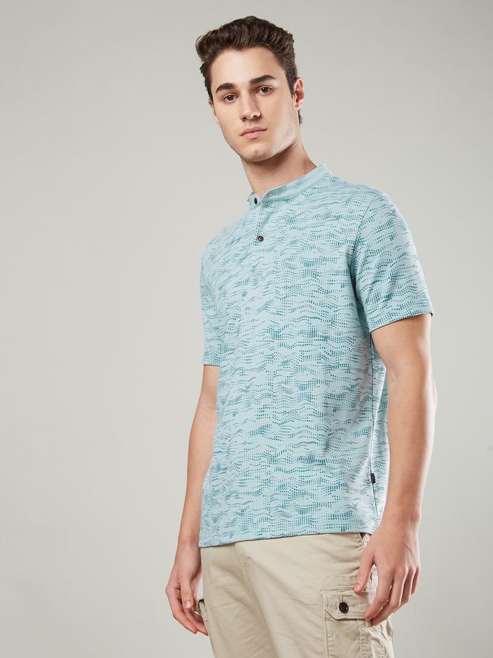 Men’s Mandarin Collar T-Shirt