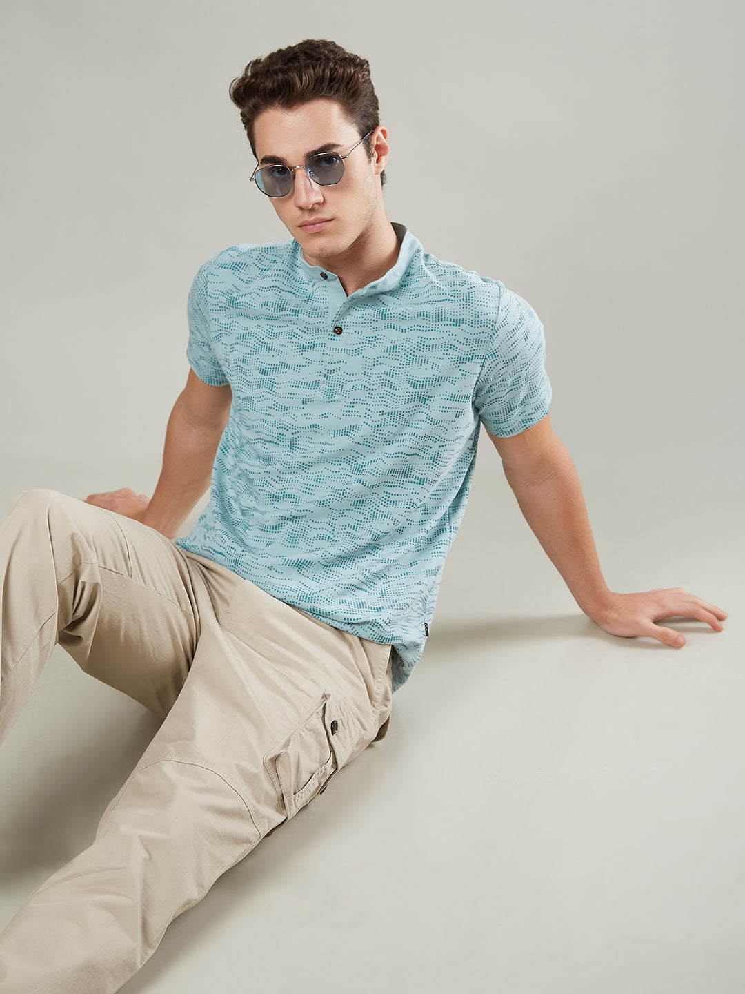 Men’s Mandarin Collar T-Shirt