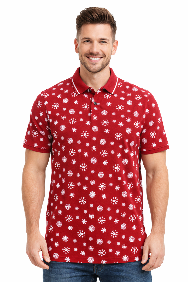 Men’s Graphic Printed Polo