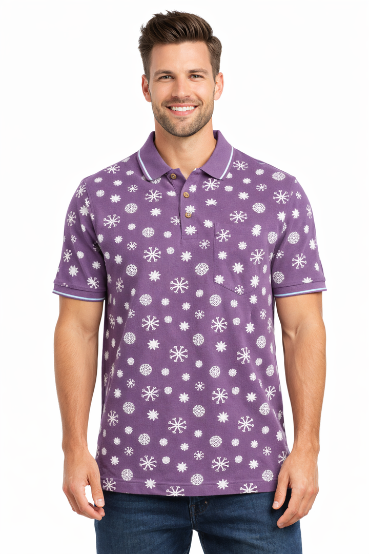 Men’s Graphic Printed Polo