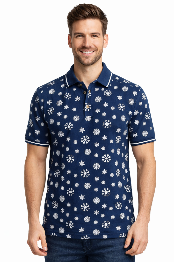 Men’s Graphic Printed Polo
