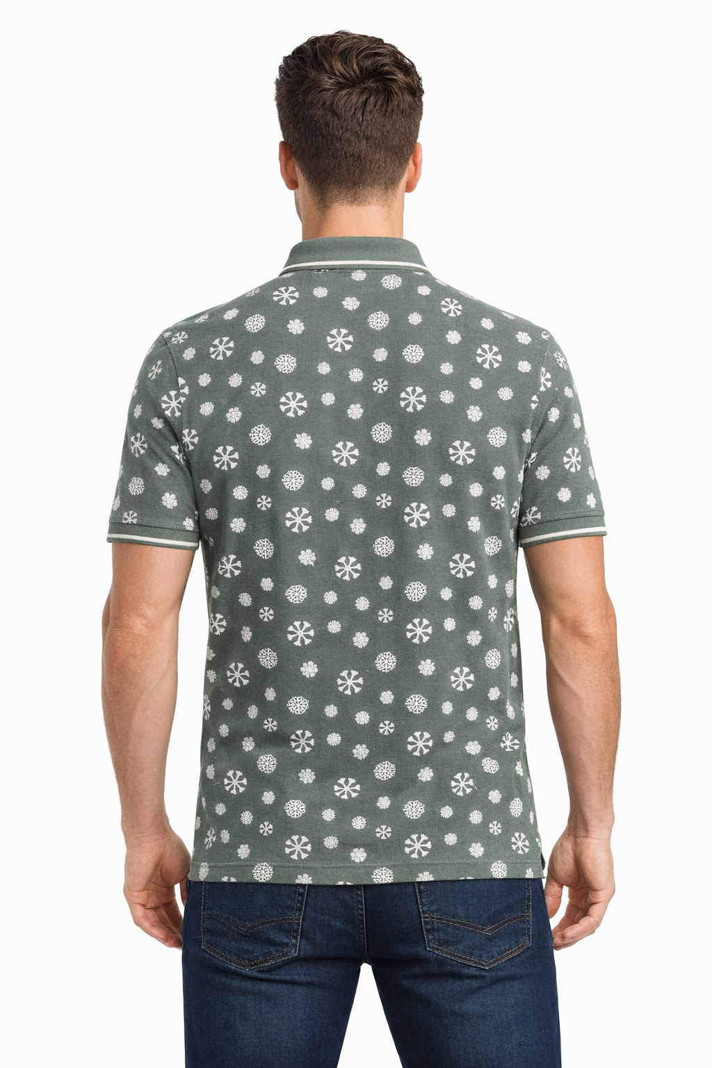 Men’s Graphic Printed Polo