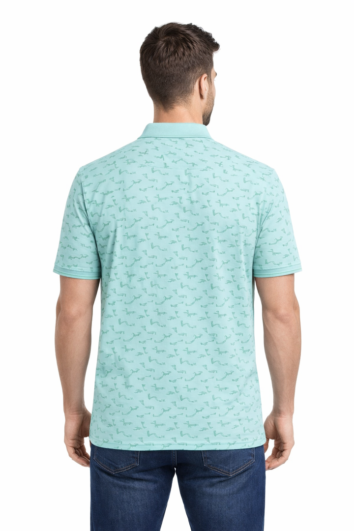 Men’s Graphic Printed Polo