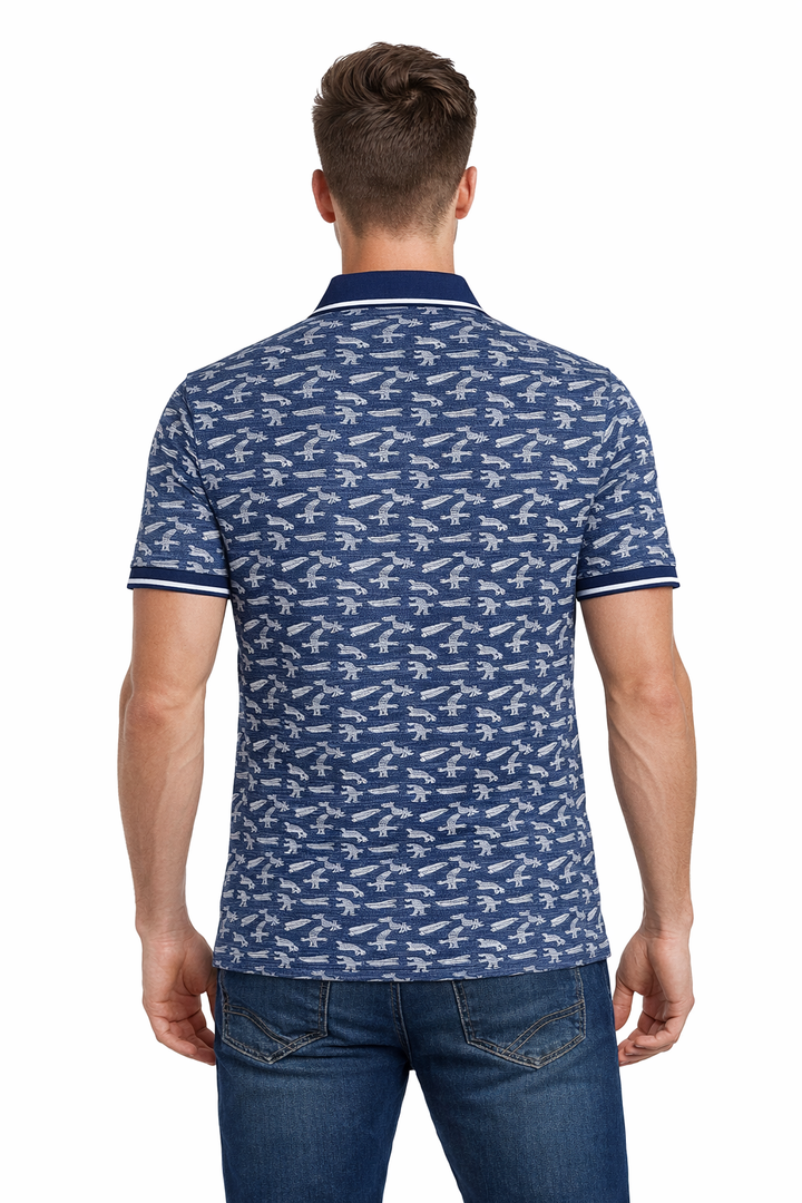 Men’s Graphic Printed Polo