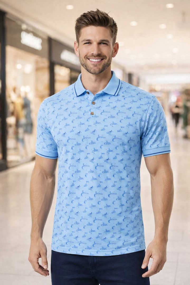 Men’s Graphic Printed Polo
