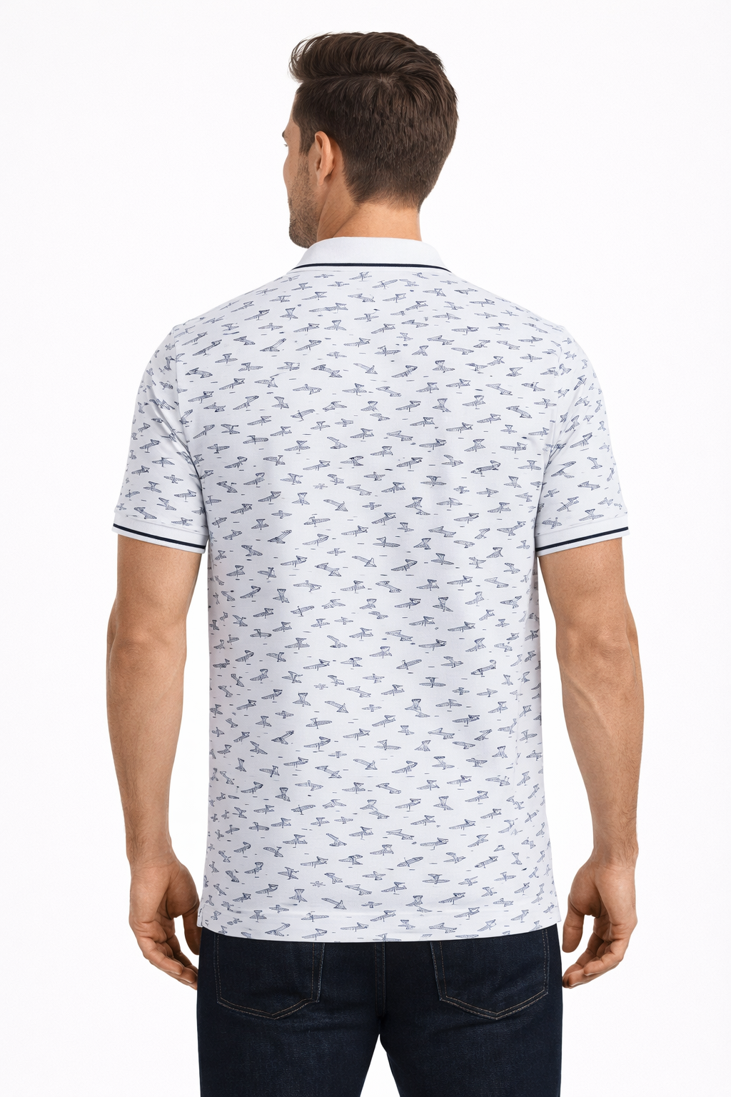 Men’s Graphic Printed Polo