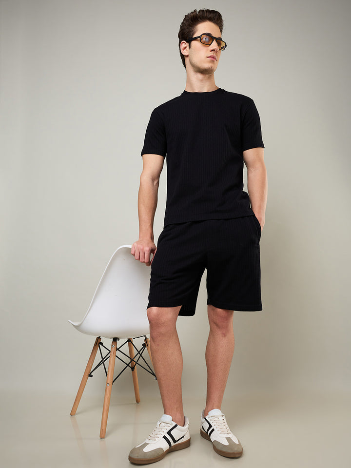 Men's Textured Jacquard Shorts