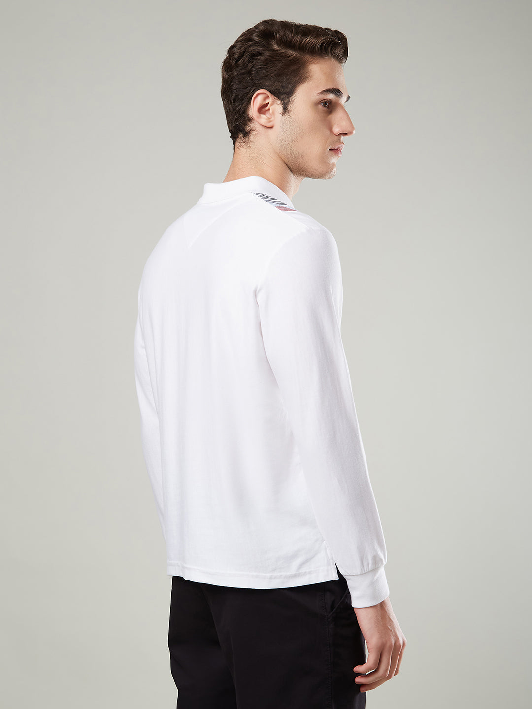 Men’s Striped Polo – Long Sleeve - T-Shirts