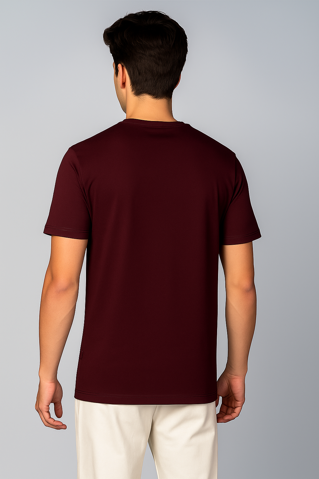 Men’s  Printed Round Neck Tee – “Success Journey” Globe