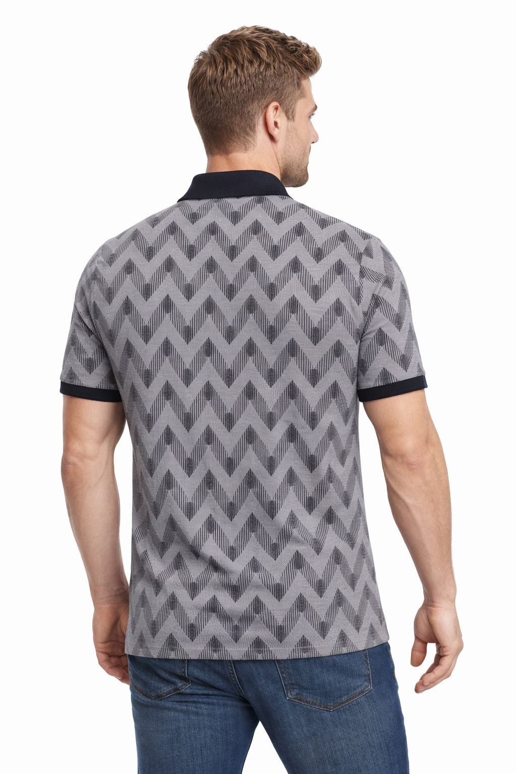 Men’s Graphic Printed  Polo