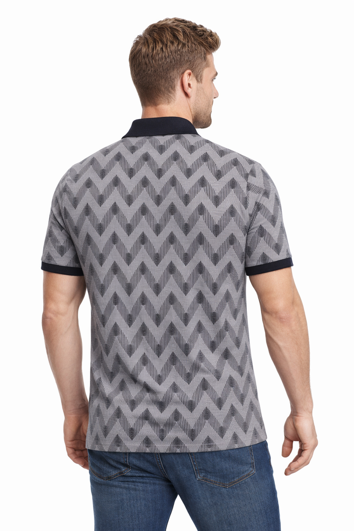 Men’s Graphic Printed  Polo