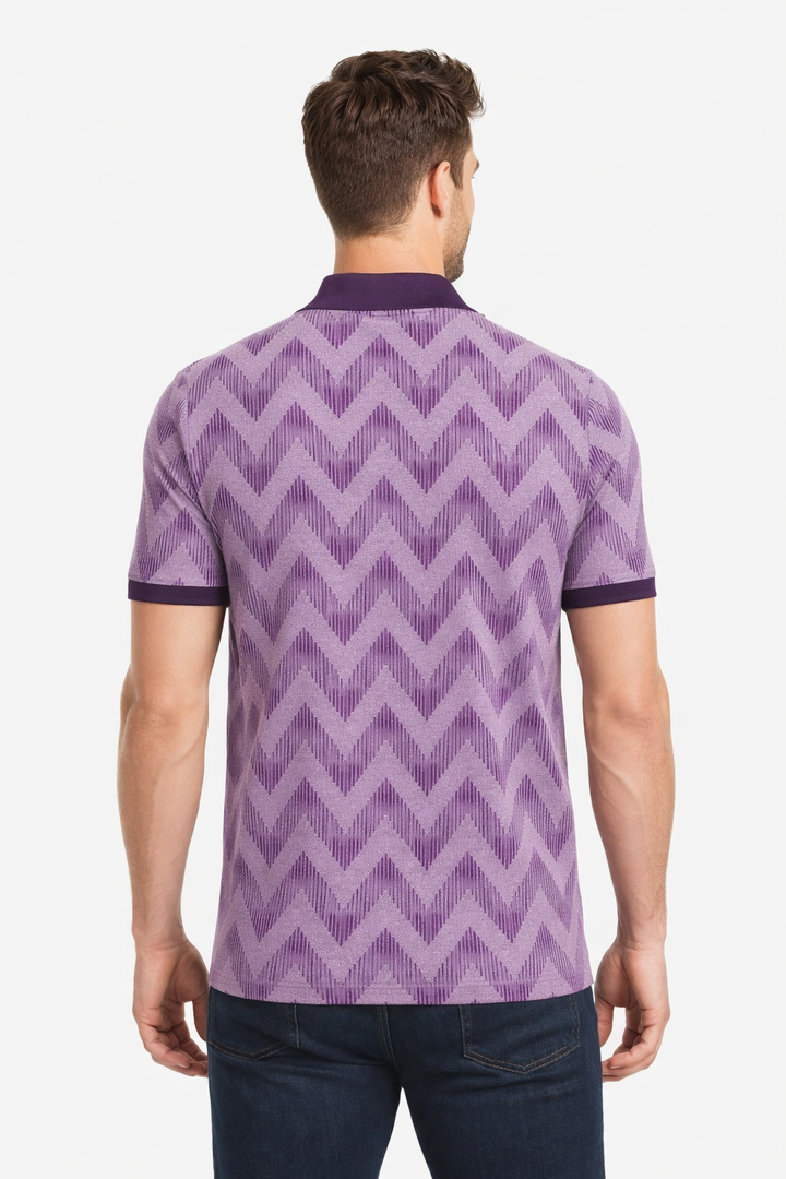 Men’s Graphic Printed  Polo