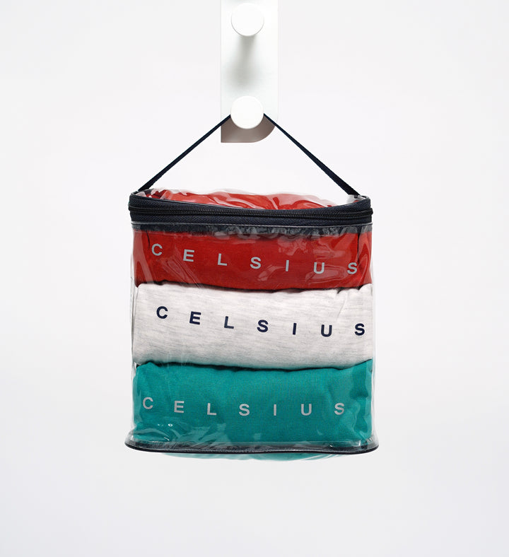 Men's Pack of 3 T-Shirts - Solid - Big & Tall