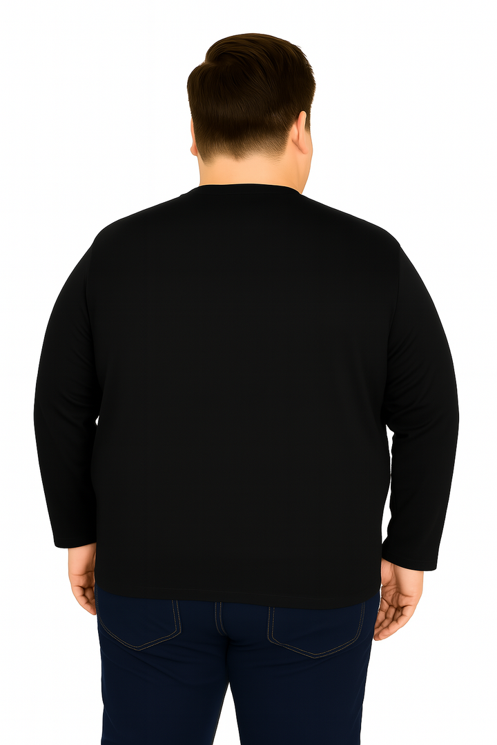 Men’s  Full Sleeve Crew Neck T-Shirt- Big &Tall