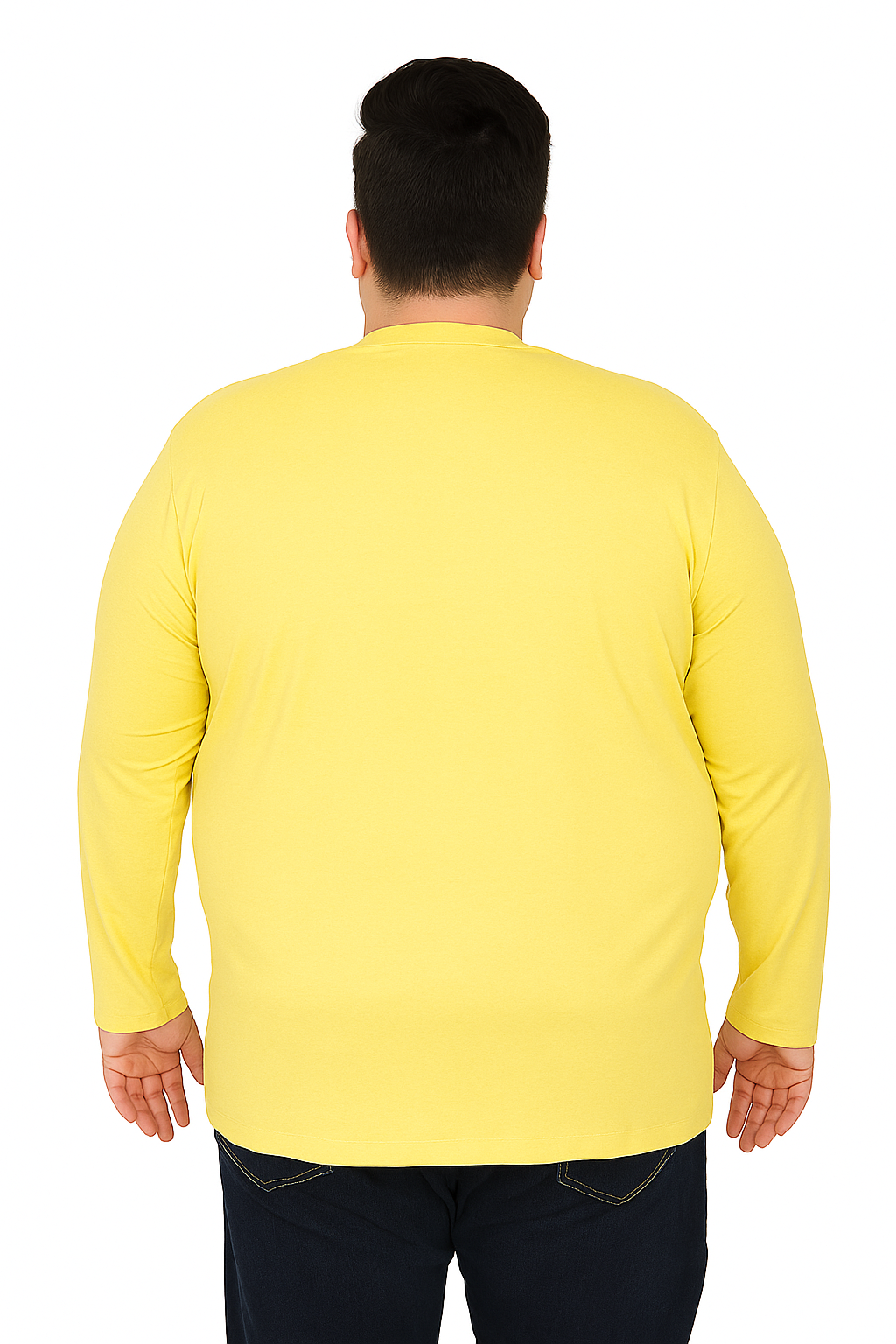 Men’s  Full Sleeve Crew Neck T-Shirt- Big &Tall