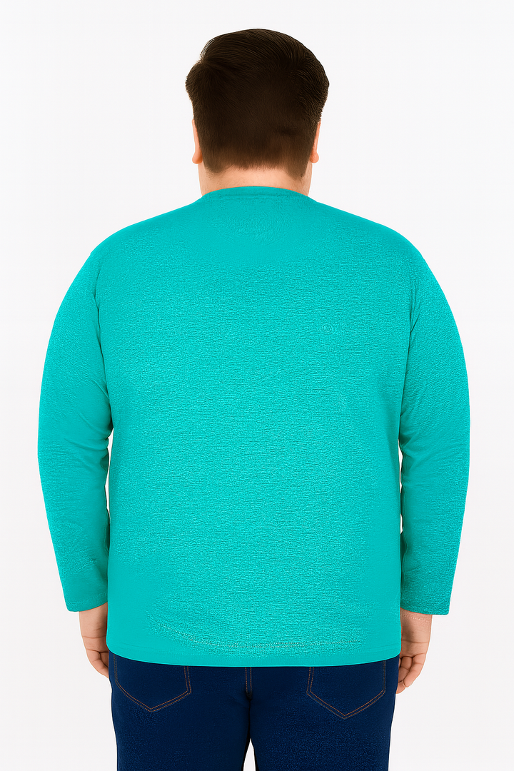 Men’s  Full Sleeve Crew Neck T-Shirt- Big &Tall