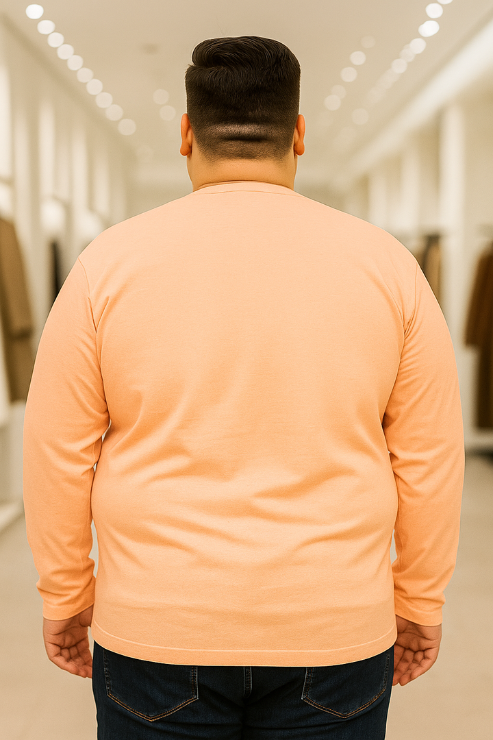 Men’s  Full Sleeve Crew Neck T-Shirt- Big &Tall