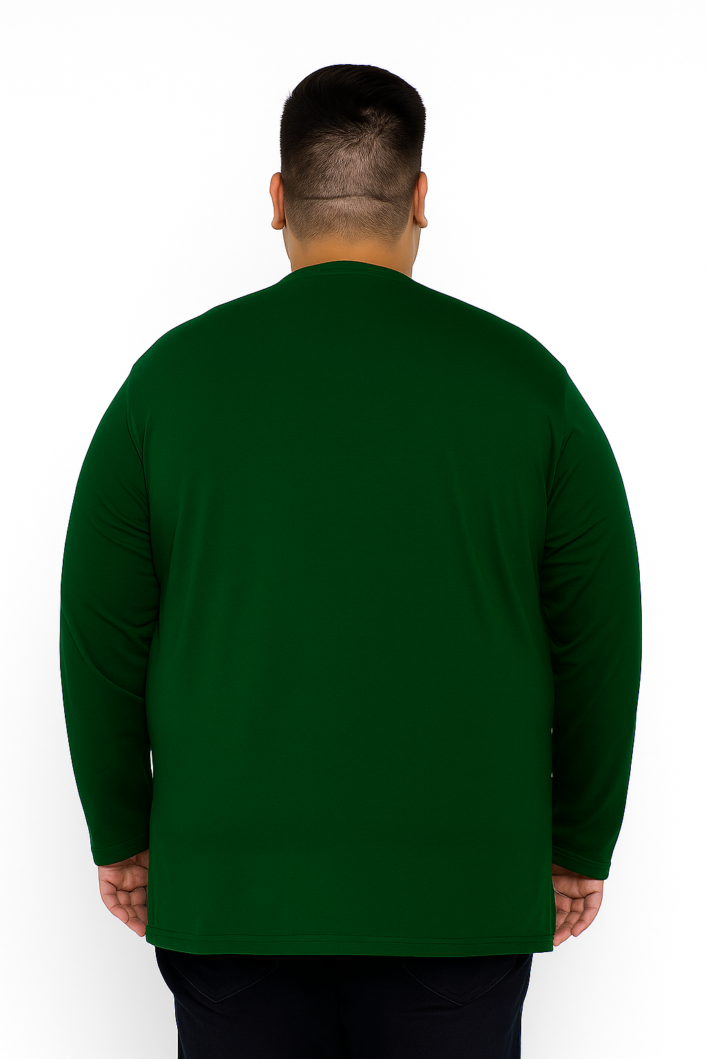 Men’s  Full Sleeve V-Neck T-Shirt – Big & Tall