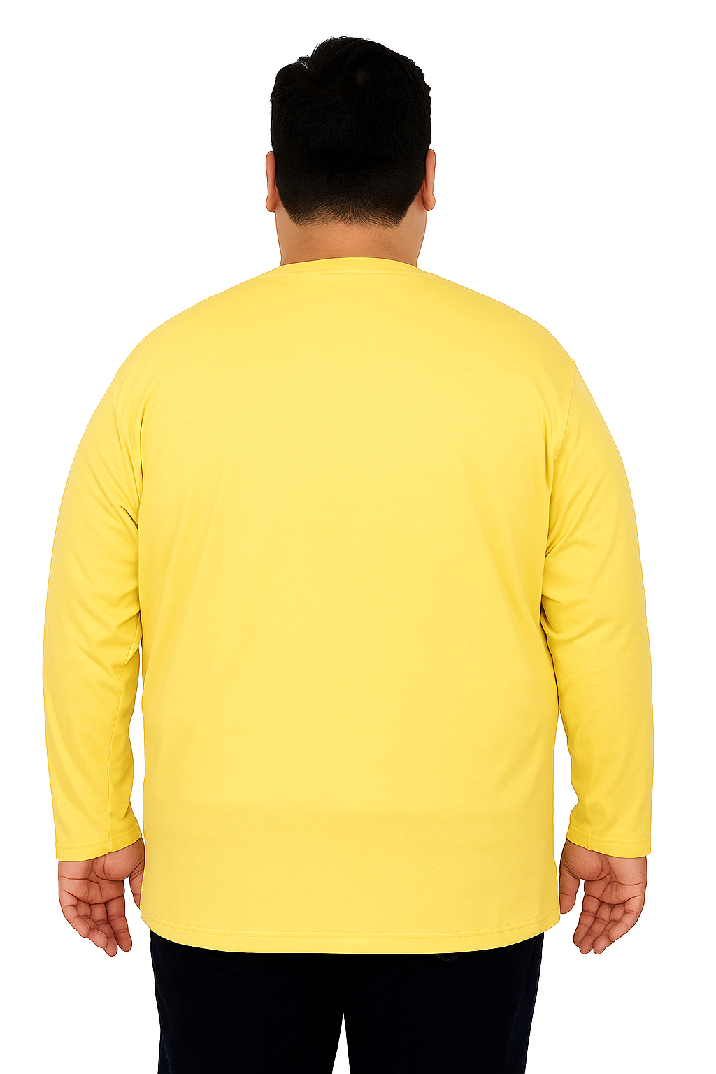 Men’s  Full Sleeve V-Neck T-Shirt – Big & Tall