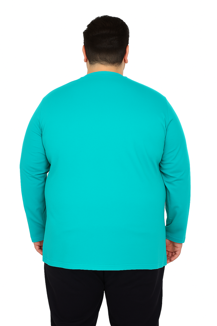 Men’s  Full Sleeve V-Neck T-Shirt – Big & Tall