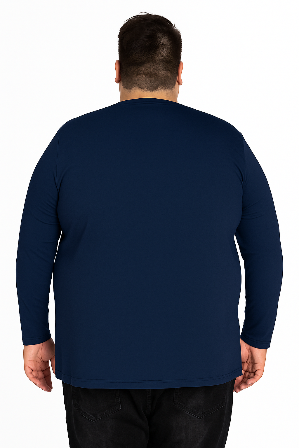 Men’s  Full Sleeve V-Neck T-Shirt – Big & Tall