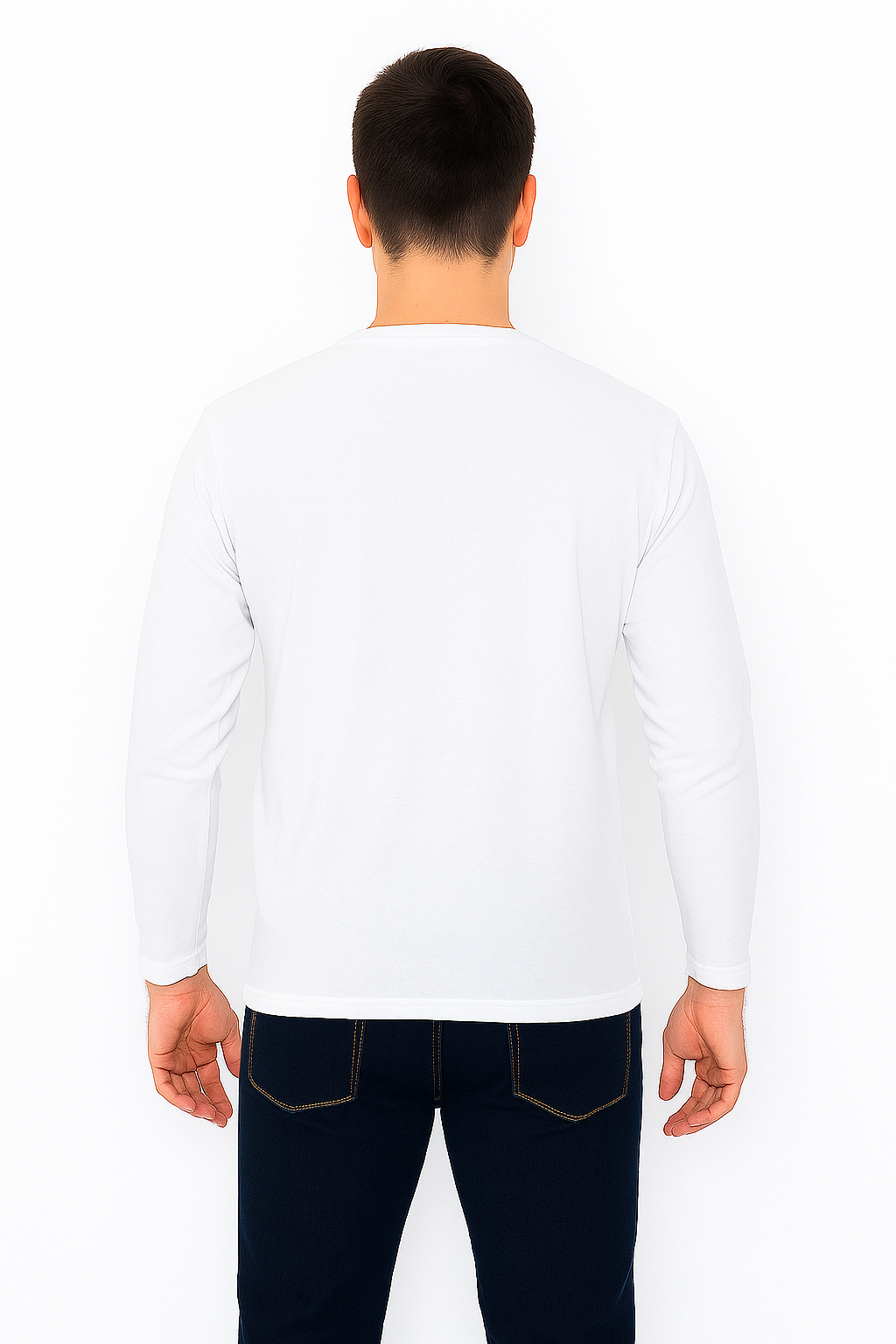 Men’s Full Sleeve Henley T-Shirt – Big & Tall