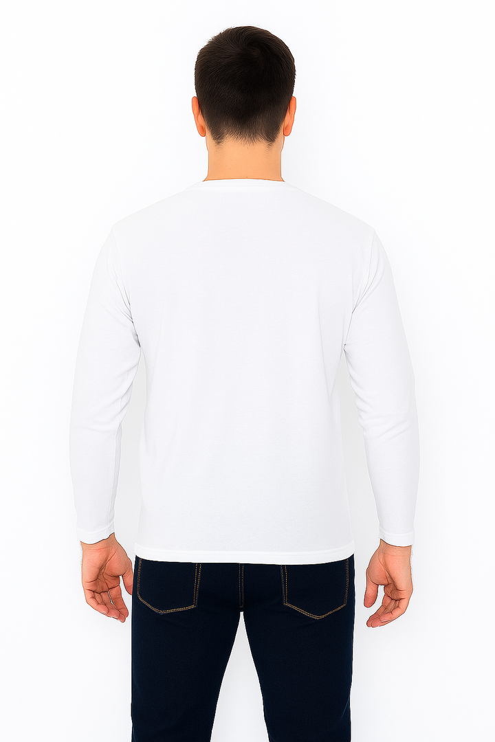Men’s Full Sleeve Henley T-Shirt – Big & Tall