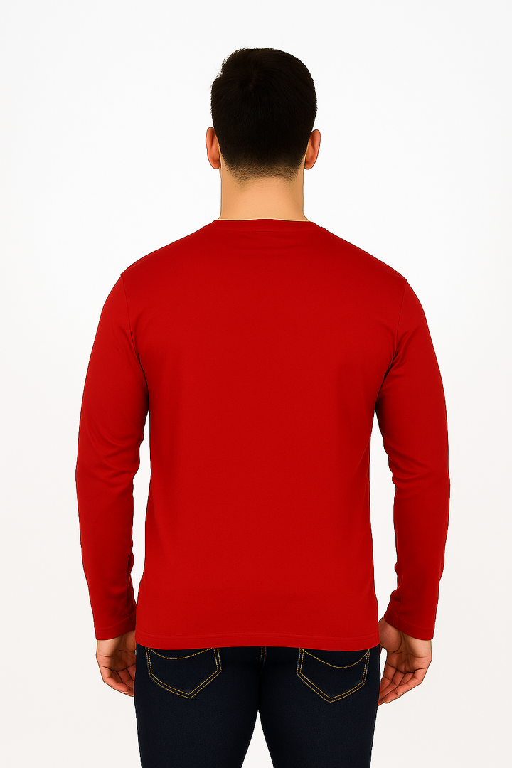 Men’s Full Sleeve Henley T-Shirt – Big & Tall