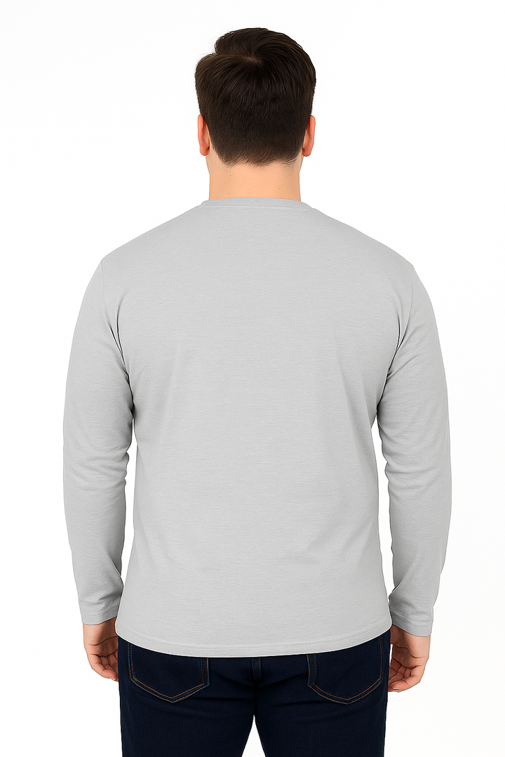 Men’s Full Sleeve Henley T-Shirt – Big & Tall