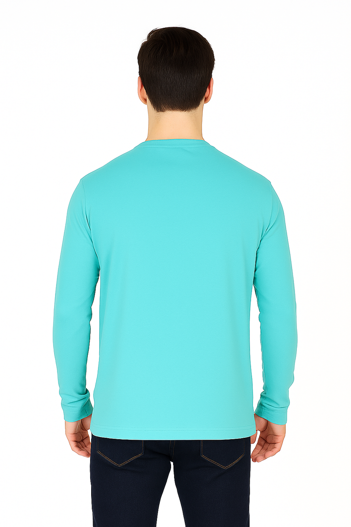 Men’s Full Sleeve Henley T-Shirt – Big & Tall