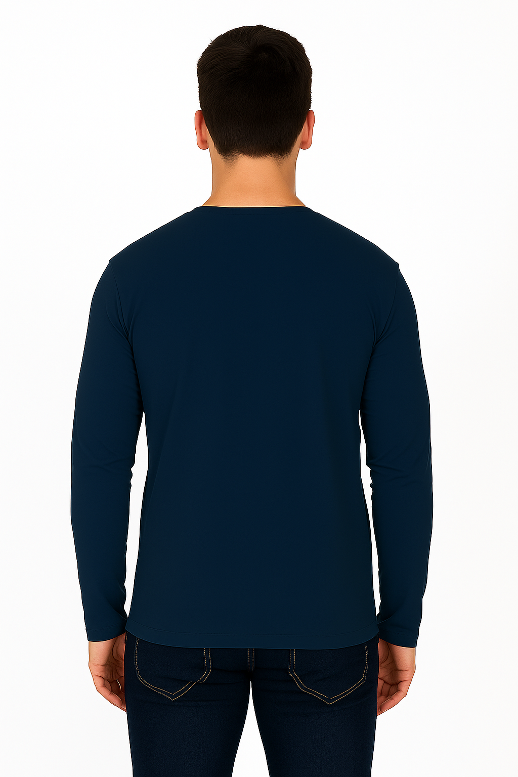 Men’s Full Sleeve Henley T-Shirt – Big & Tall