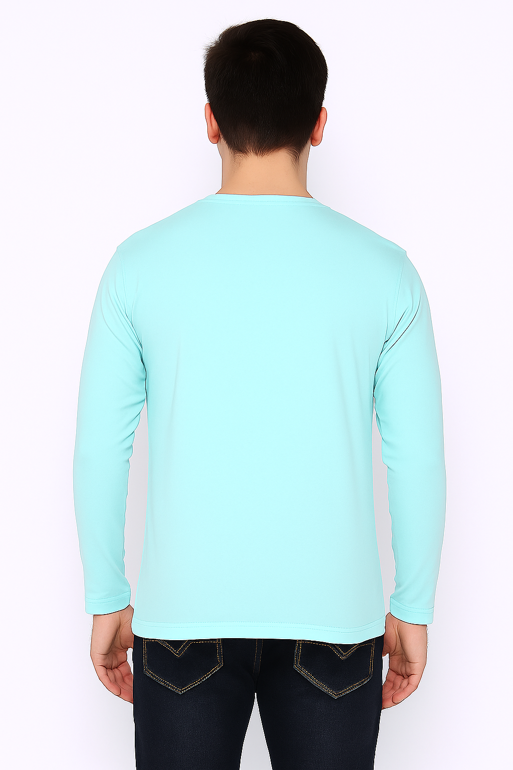 Men’s Full Sleeve Henley T-Shirt – Big & Tall