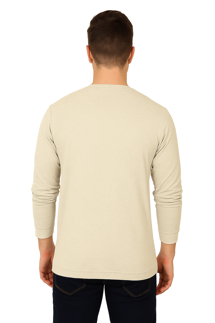 Men’s Full Sleeve Henley T-Shirt – Big & Tall