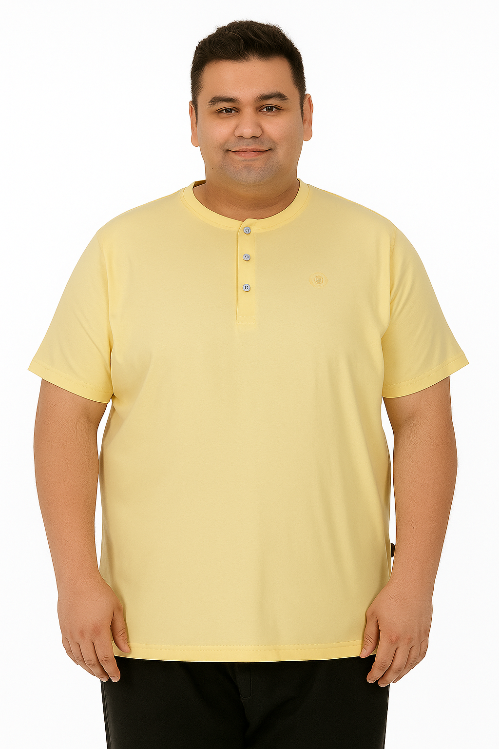 Men’s Henley Neck Half Sleeve T-Shirt