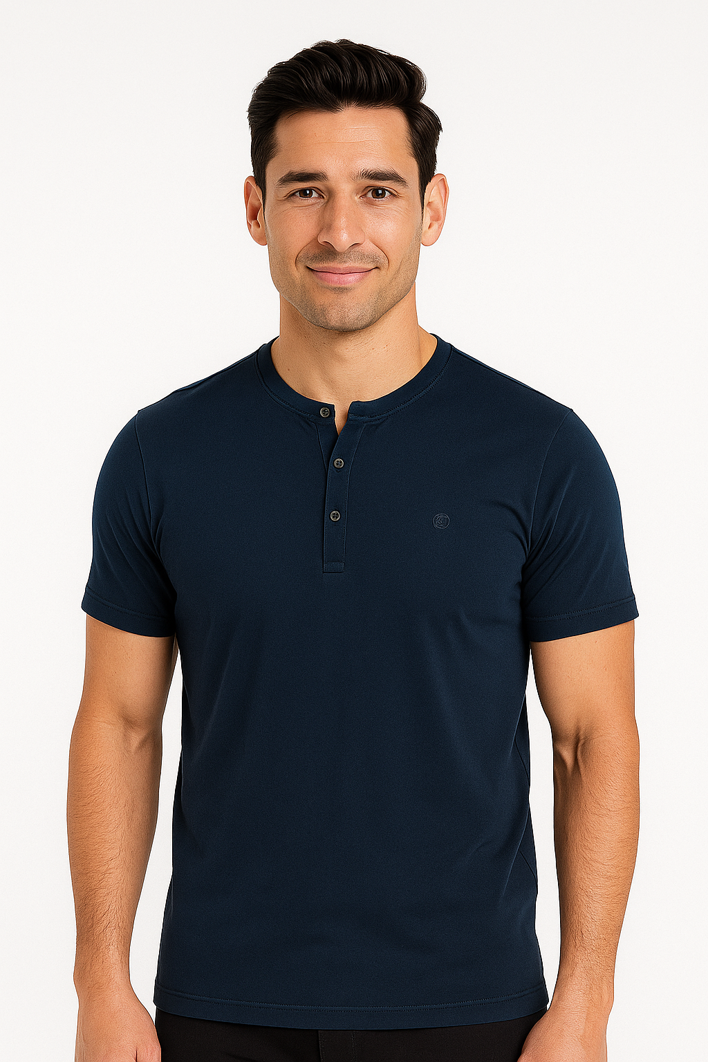 Men’s Henley Neck Half Sleeve T-Shirt