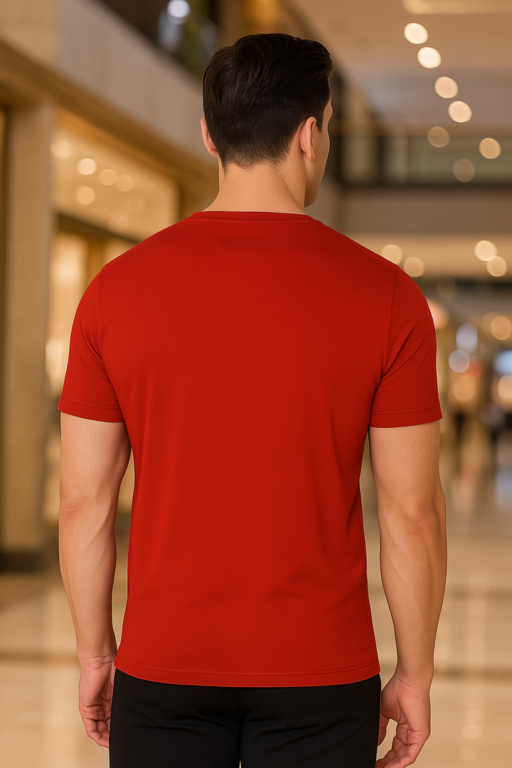 Men’s Henley Neck Half Sleeve T-Shirt