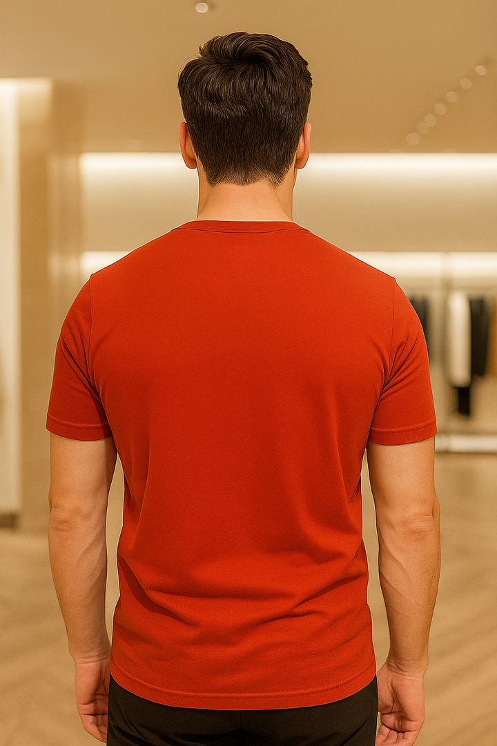 Men’s Henley Neck Half Sleeve T-Shirt