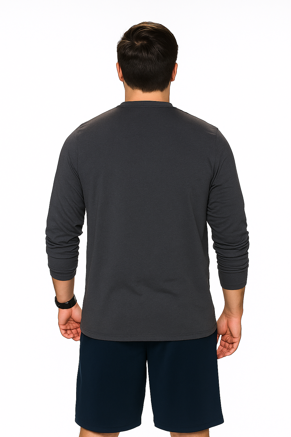 Men’s Henley Neck Full Sleeve T-Shirt - Big & Tall