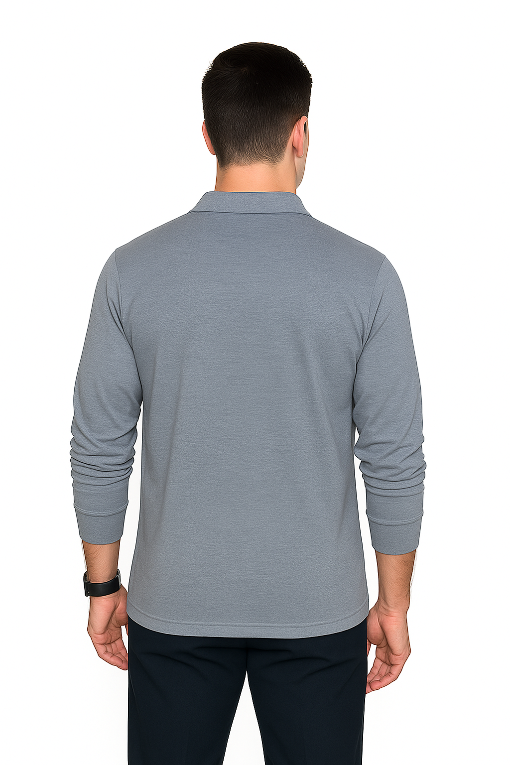 Men’s Full Sleeve Polo T-Shirt – Classic Casual Wear