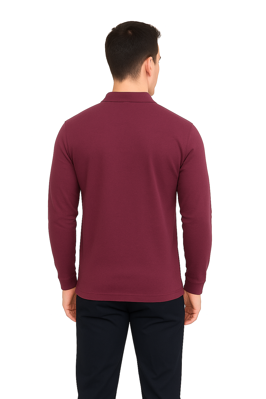 Men’s Full Sleeve Polo T-Shirt – Classic Casual Wear