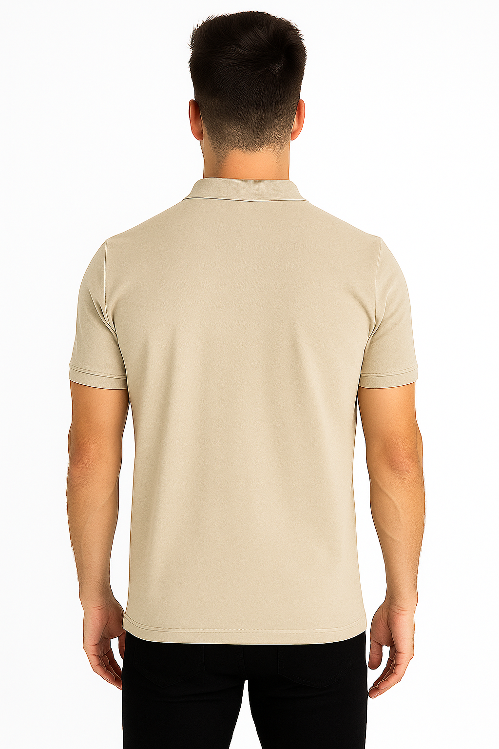 Men's Solid Piqué Polo with Pocket