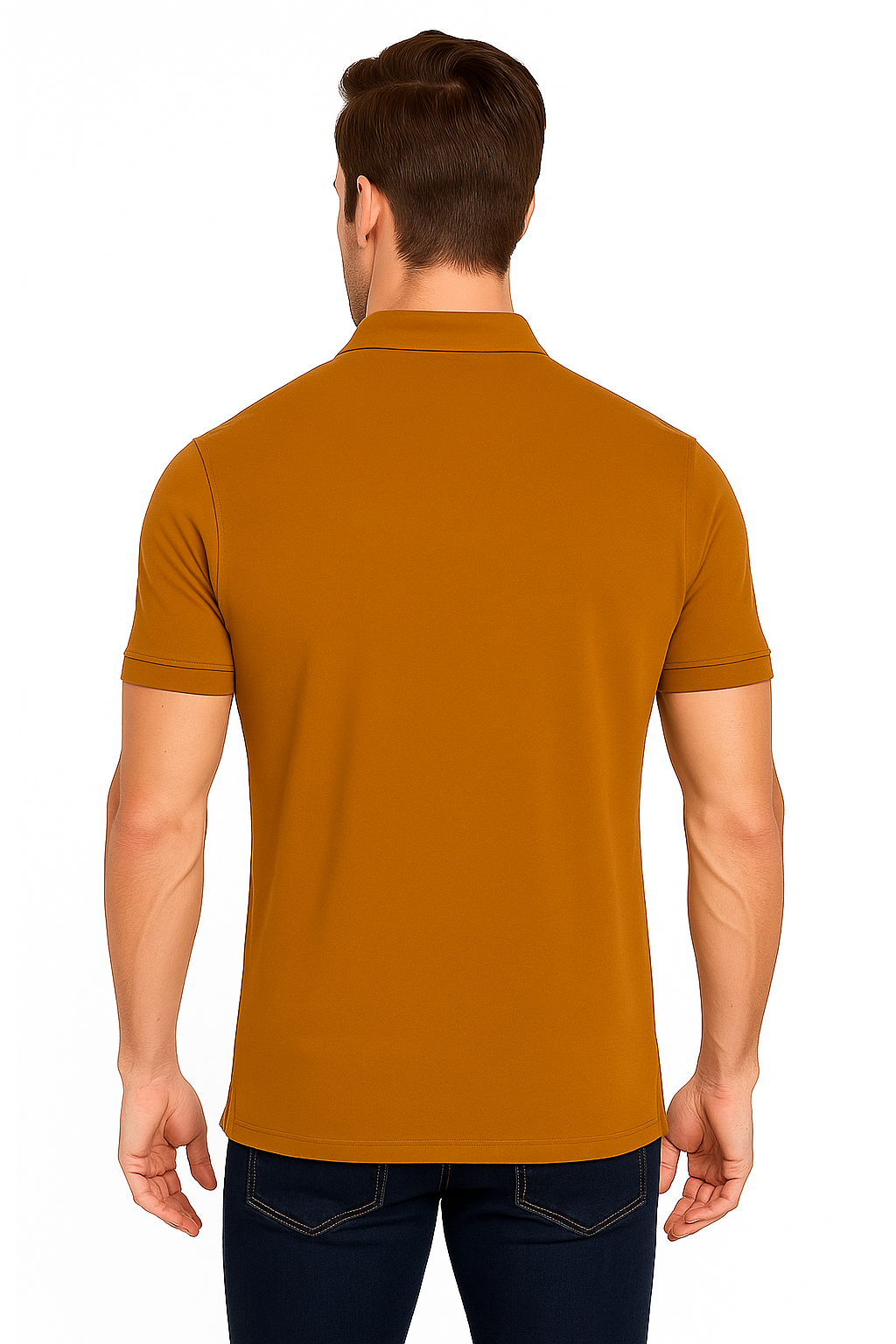Men's Solid Piqué Polo with Pocket