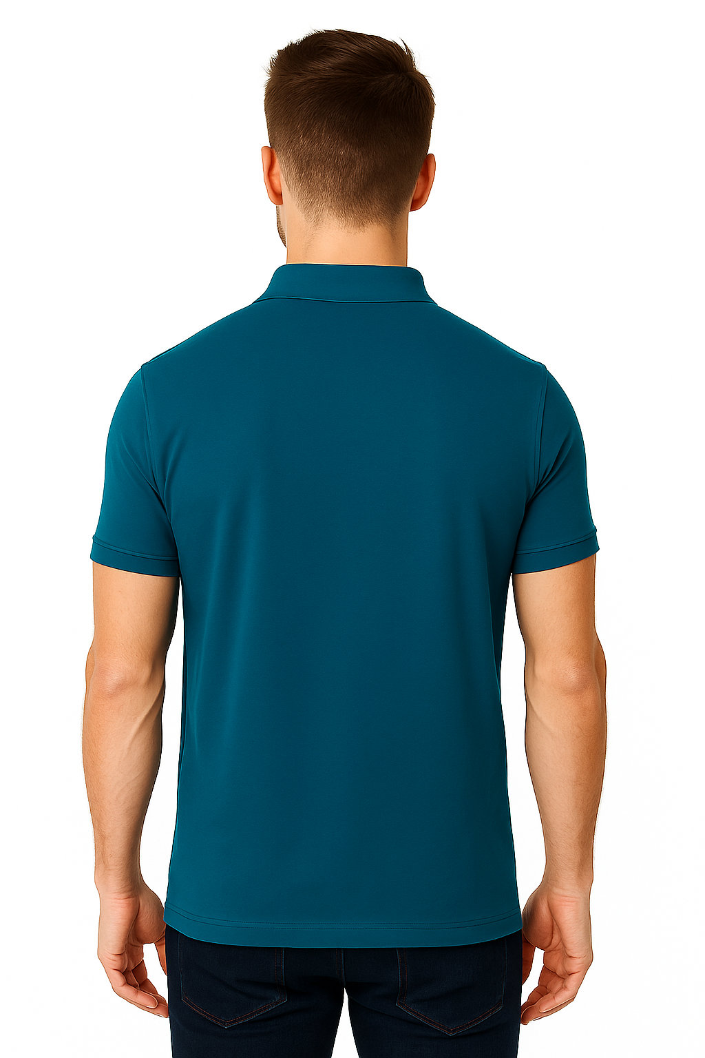Men's Solid Piqué Polo with Pocket