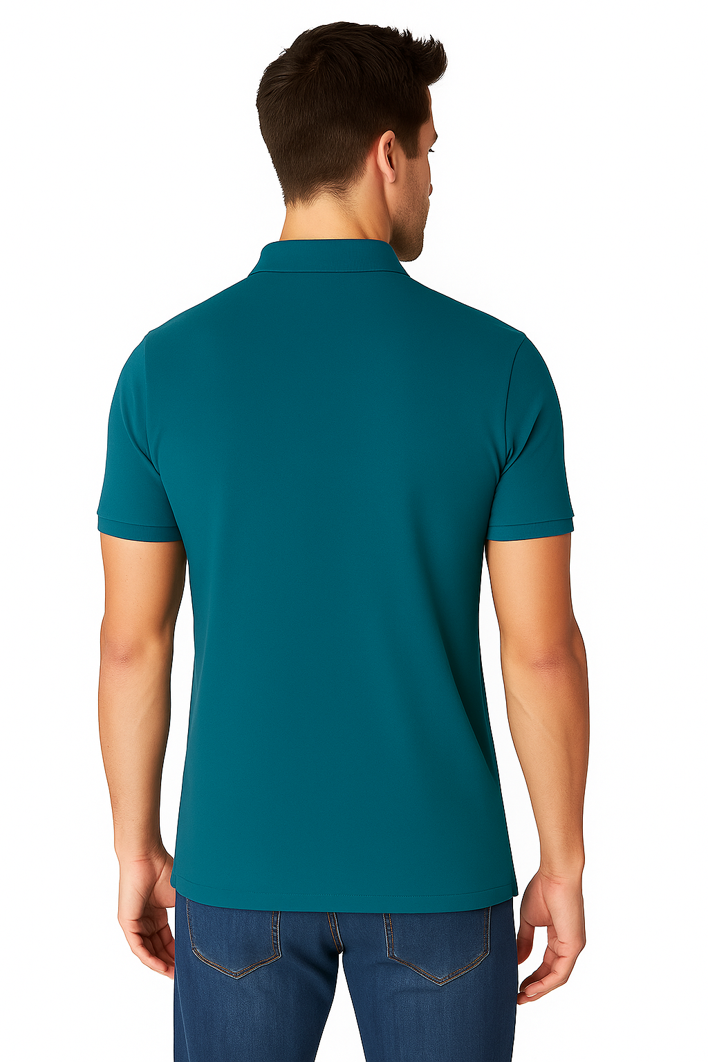 Men's Solid Piqué Polo with Pocket