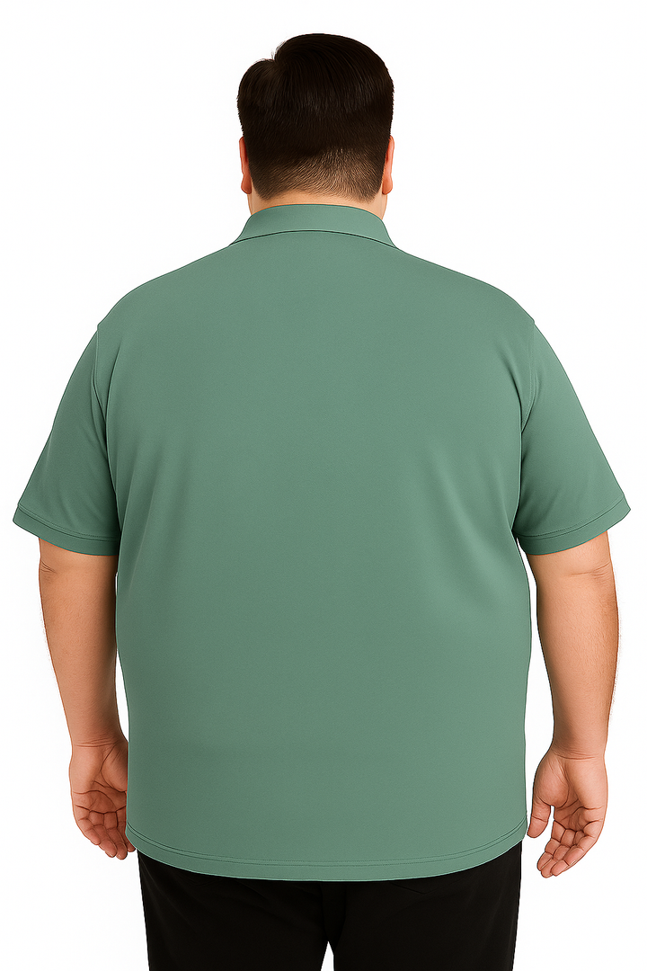 Men's Solid Piqué Polo with Pocket – Big & Tall