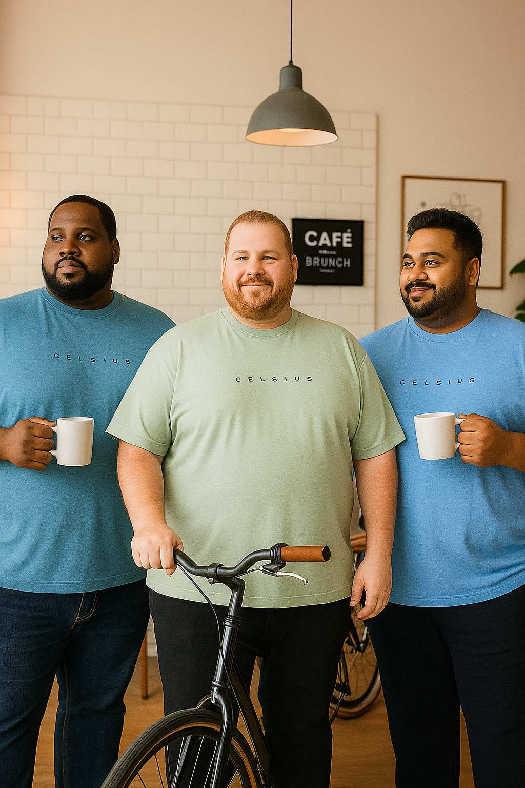 Men's Pack of 3 T-Shirts – Melange - Big & Tall