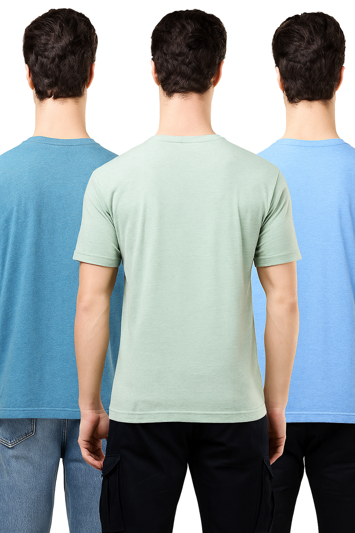 Men's Pack of 3 T-Shirts – Melange
