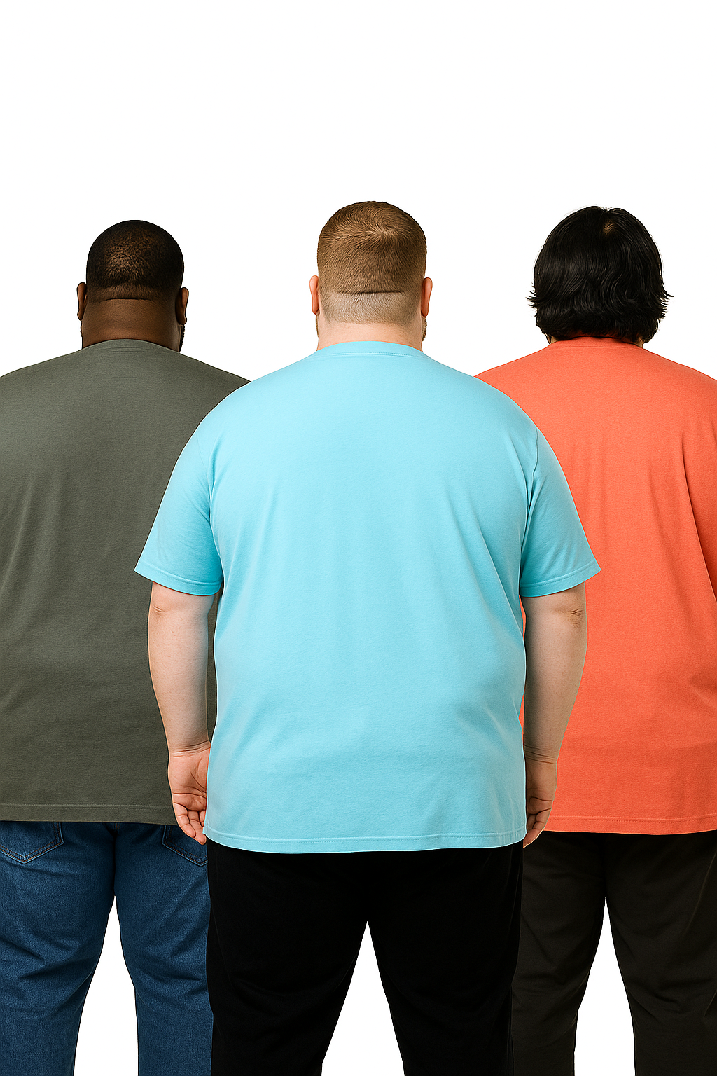 Men's Pack of 3 T-Shirts – Melange - Big & Tall