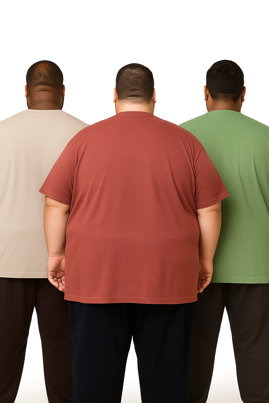 Men's Pack of 3 T-Shirts – Melange - Big & Tall